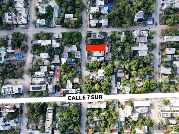 terreno en venta la veleta calle 7 sur tulum